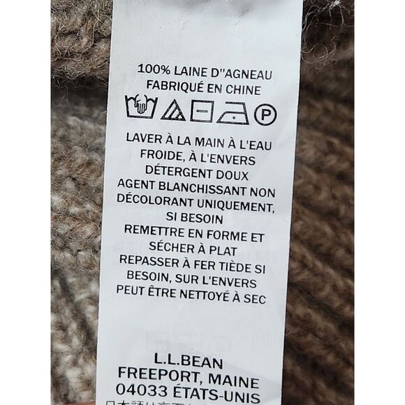 L.L. Bean Lambswool Sweater Style 285174 Men's size XL - Picture 5 of 8